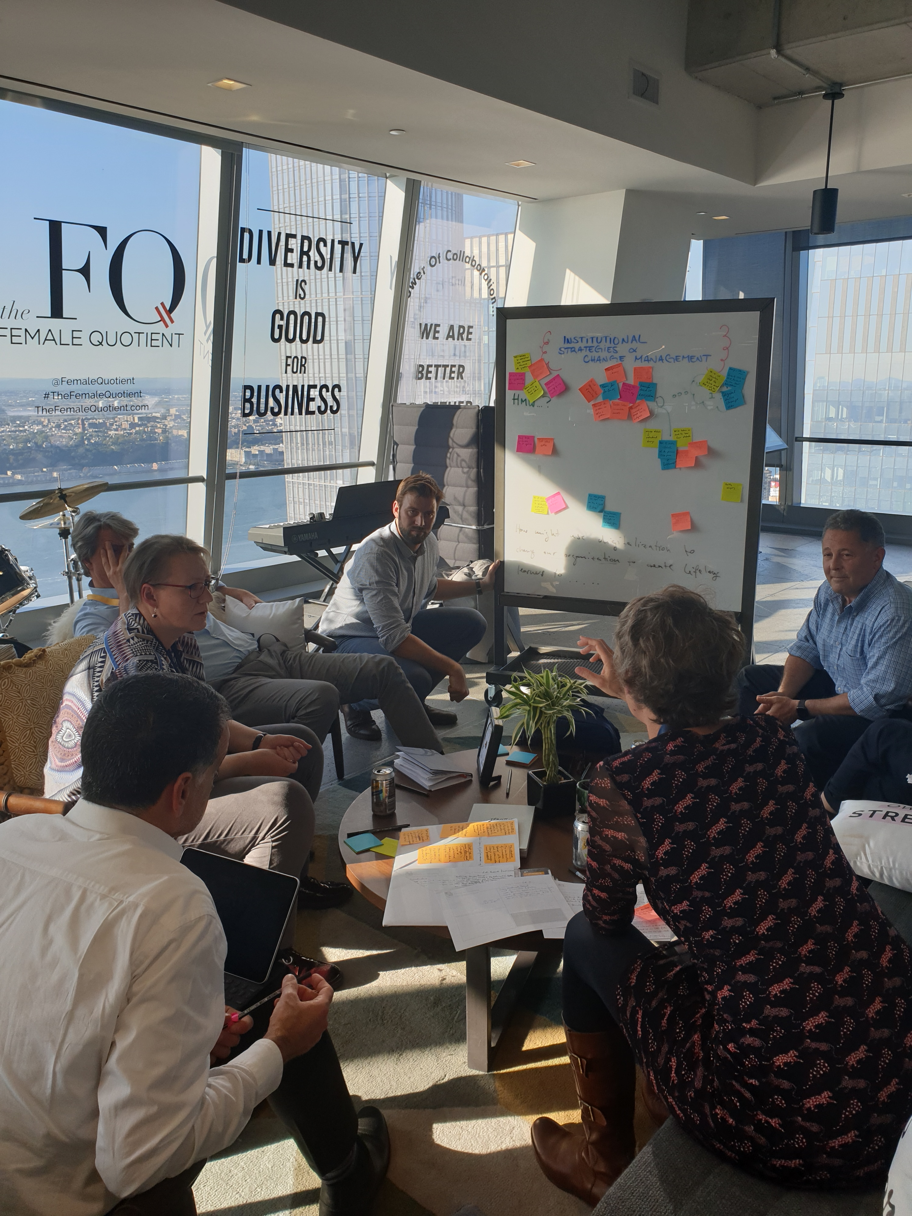 The Educational Experts exchanged information in various innovative formats.