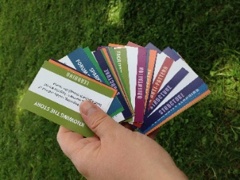 Entwurfsmuster als Spielkarten. Foto: Christian Kohls