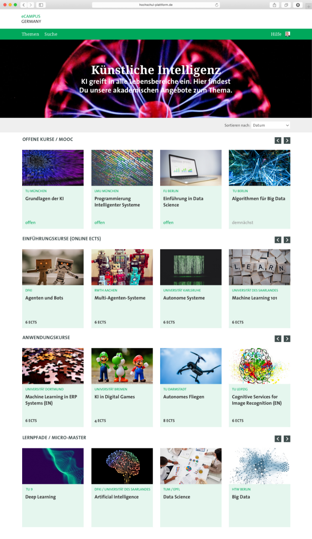 Vorschlag aus der Machbarkeitsstudie