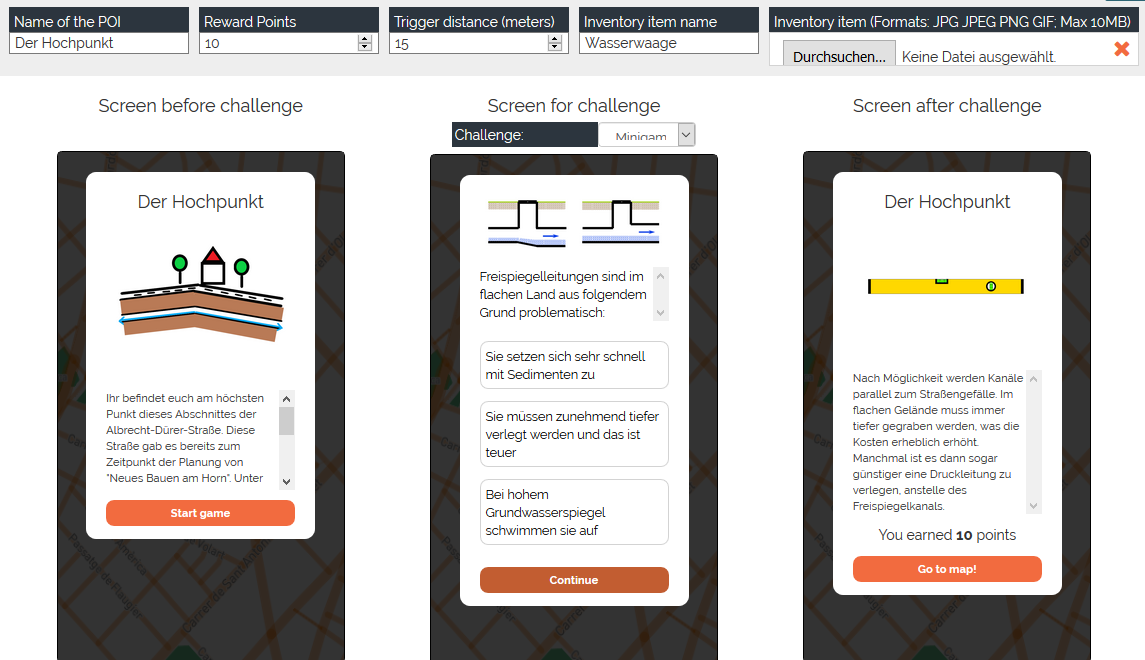 Informationen zu einer Station