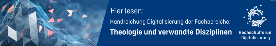Banner Digitalisierung Theologie Handreichung