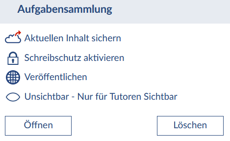 Stud.Beitrag_Text_Studiengruppen in Stud.IP_Abb08 Abbildung 8: Ansicht Stud.IP Oberfläche, Optionen für ein Etherpad
