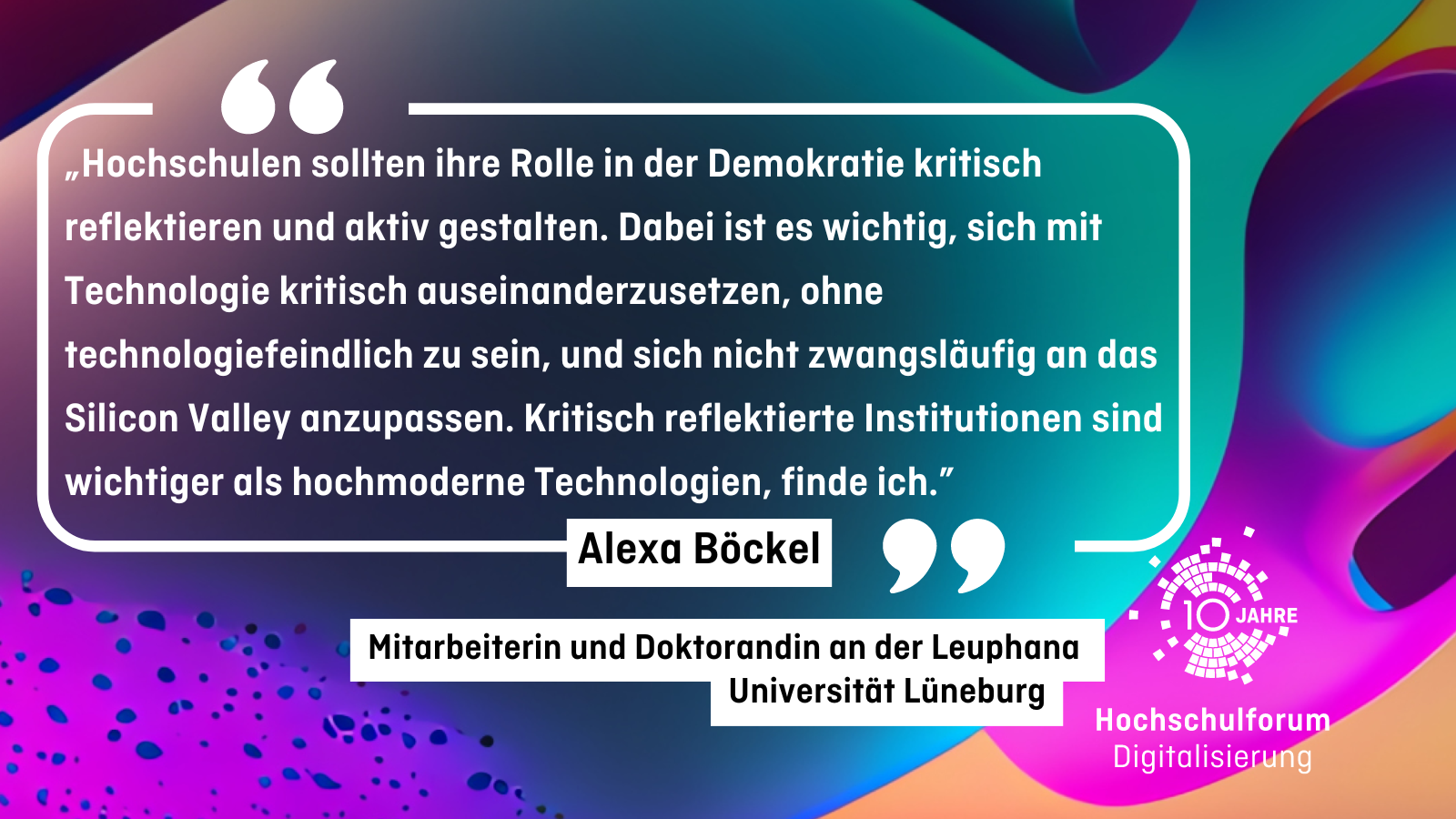 Alexa Böckel Zitat