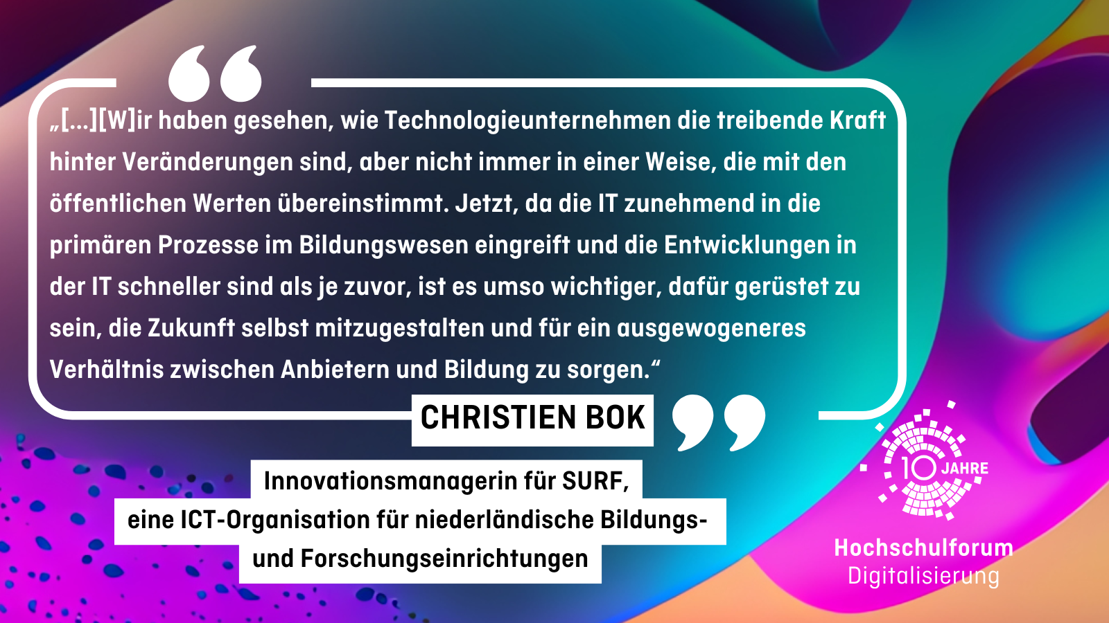Christien Bok - Quote DE