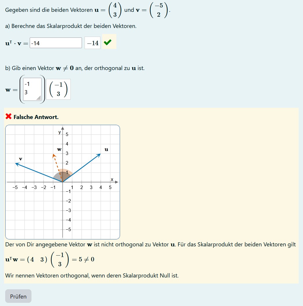 Abbildung_1_STACKAufgabeAusDerLinearenAlgebraMitEingebetteterGeometrie Abbildung 1: STACK-Aufgabe aus der linearen Algebra mit eingebetteter dynamischer Geometrie