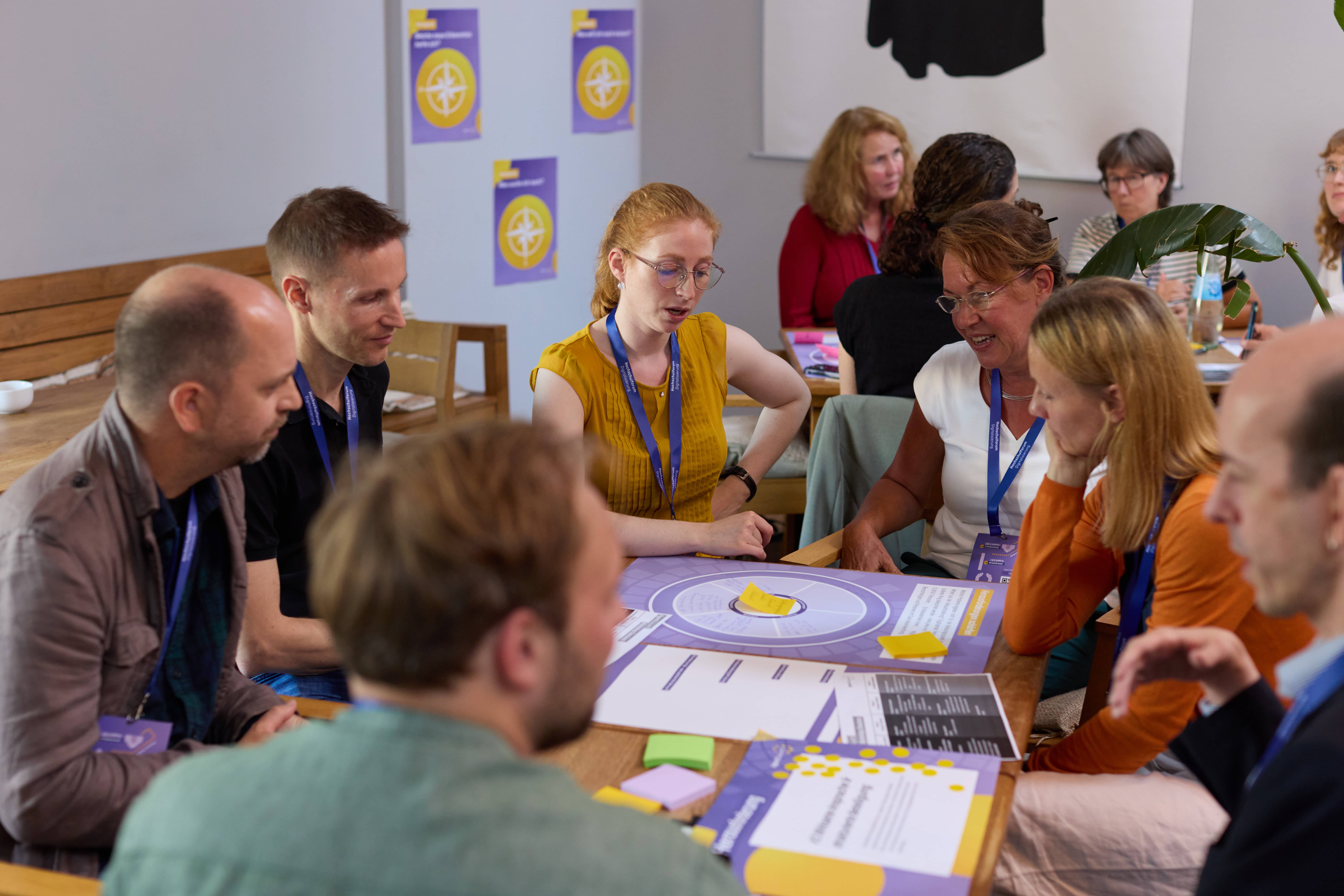 Gruppenarbeit während einer Workshop-Session