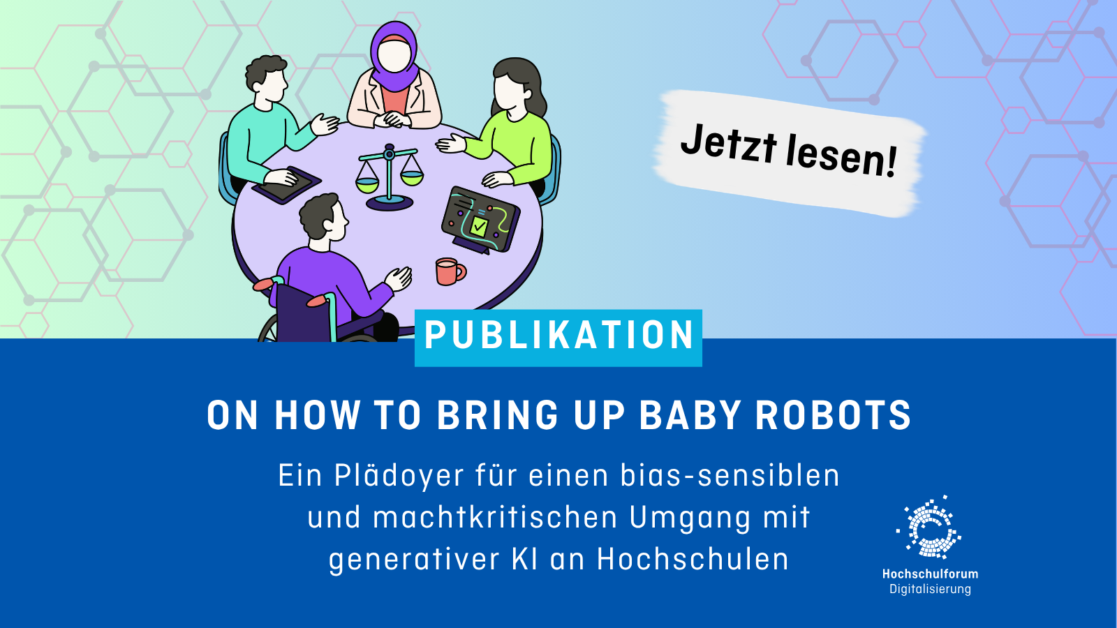 Bild zu einer Nachrichtenmeldung mit Publikationstitel On how to bring up baby robots ...