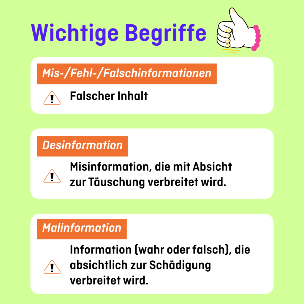 Mis-Fehl-Falschinformationen